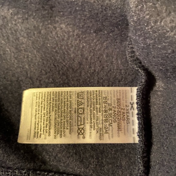 Gap Toddler Girls Logo Hoodie Sweater Size 2 Years - Picture 4 of 7